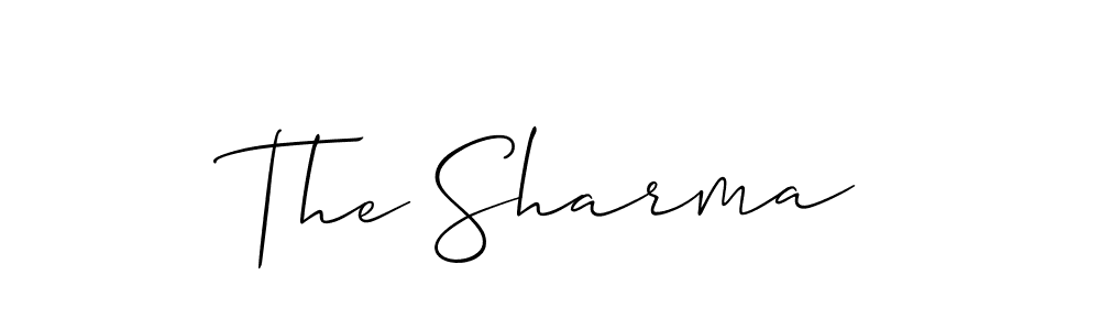 Similarly Allison_Script is the best handwritten signature design. Signature creator online .You can use it as an online autograph creator for name The Sharma. The Sharma signature style 2 images and pictures png