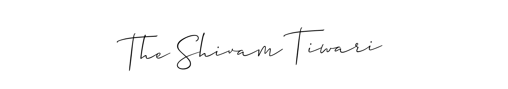 Create a beautiful signature design for name The Shivam Tiwari. With this signature (Allison_Script) fonts, you can make a handwritten signature for free. The Shivam Tiwari signature style 2 images and pictures png
