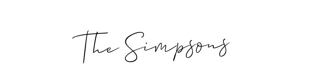 Make a beautiful signature design for name The Simpsons. Use this online signature maker to create a handwritten signature for free. The Simpsons signature style 2 images and pictures png