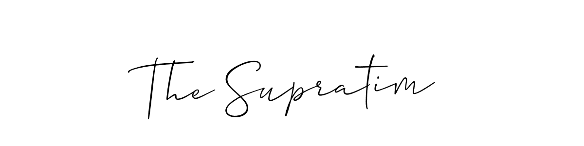 Make a beautiful signature design for name The Supratim. Use this online signature maker to create a handwritten signature for free. The Supratim signature style 2 images and pictures png