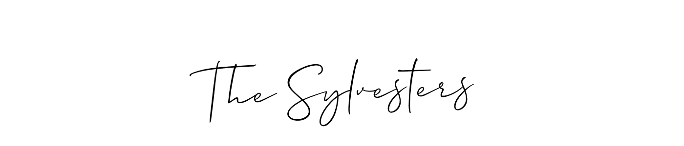 Also You can easily find your signature by using the search form. We will create The Sylvesters name handwritten signature images for you free of cost using Allison_Script sign style. The Sylvesters signature style 2 images and pictures png