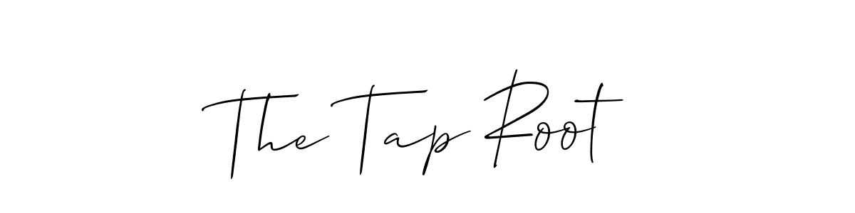 How to make The Tap Root name signature. Use Allison_Script style for creating short signs online. This is the latest handwritten sign. The Tap Root signature style 2 images and pictures png