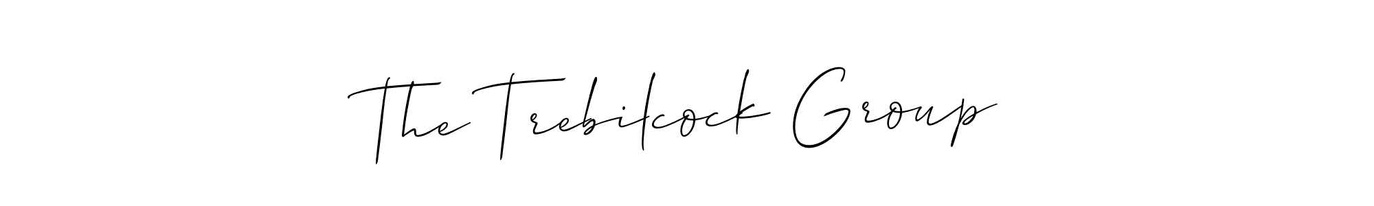 Similarly Allison_Script is the best handwritten signature design. Signature creator online .You can use it as an online autograph creator for name The Trebilcock Group. The Trebilcock Group signature style 2 images and pictures png