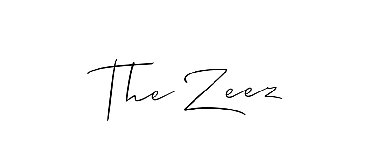 You should practise on your own different ways (Allison_Script) to write your name (The Zeez) in signature. don't let someone else do it for you. The Zeez signature style 2 images and pictures png