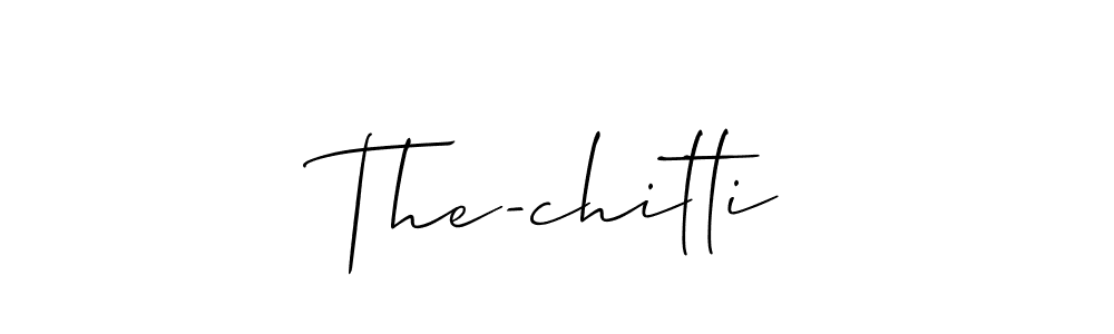 The-chitti stylish signature style. Best Handwritten Sign (Allison_Script) for my name. Handwritten Signature Collection Ideas for my name The-chitti. The-chitti signature style 2 images and pictures png