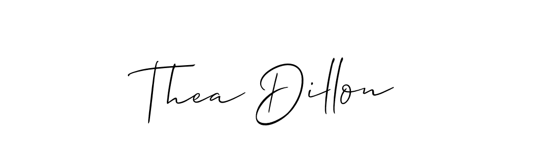 Also we have Thea Dillon name is the best signature style. Create professional handwritten signature collection using Allison_Script autograph style. Thea Dillon signature style 2 images and pictures png