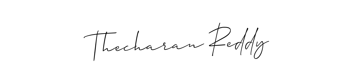 Make a beautiful signature design for name Thecharan Reddy. Use this online signature maker to create a handwritten signature for free. Thecharan Reddy signature style 2 images and pictures png