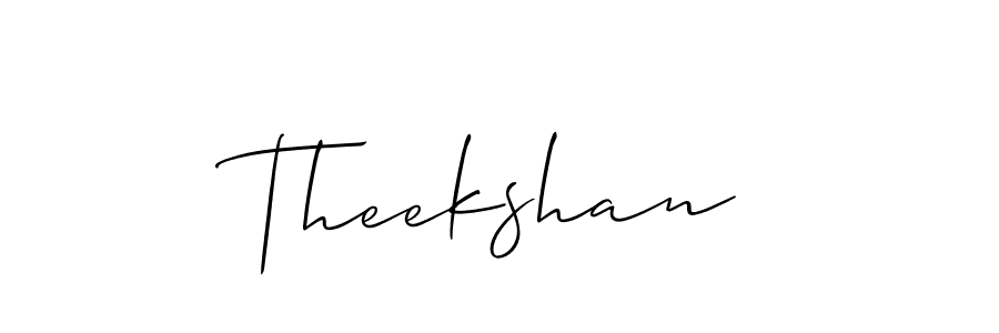 Theekshan stylish signature style. Best Handwritten Sign (Allison_Script) for my name. Handwritten Signature Collection Ideas for my name Theekshan. Theekshan signature style 2 images and pictures png