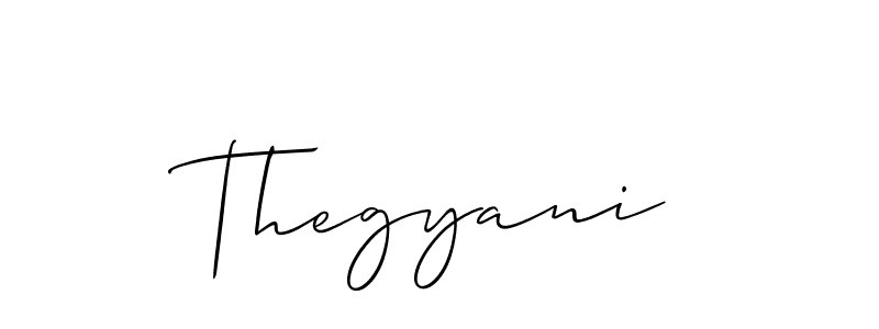 Make a beautiful signature design for name Thegyani. Use this online signature maker to create a handwritten signature for free. Thegyani signature style 2 images and pictures png