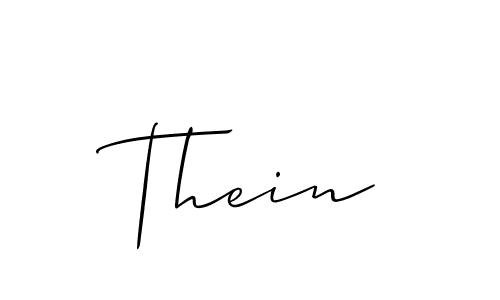 Thein stylish signature style. Best Handwritten Sign (Allison_Script) for my name. Handwritten Signature Collection Ideas for my name Thein. Thein signature style 2 images and pictures png