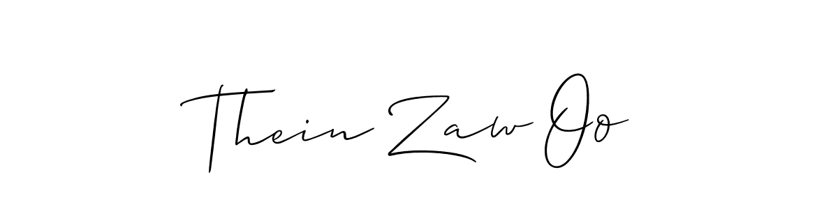 Thein Zaw Oo stylish signature style. Best Handwritten Sign (Allison_Script) for my name. Handwritten Signature Collection Ideas for my name Thein Zaw Oo. Thein Zaw Oo signature style 2 images and pictures png