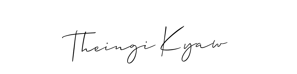 Once you've used our free online signature maker to create your best signature Allison_Script style, it's time to enjoy all of the benefits that Theingi Kyaw name signing documents. Theingi Kyaw signature style 2 images and pictures png