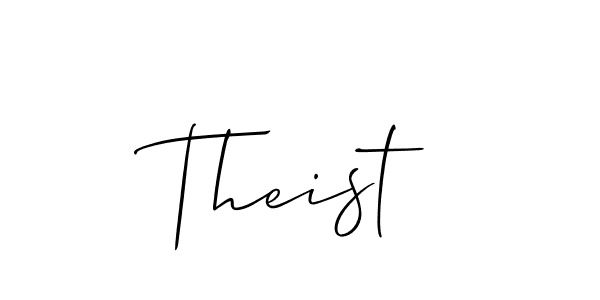 Theist stylish signature style. Best Handwritten Sign (Allison_Script) for my name. Handwritten Signature Collection Ideas for my name Theist. Theist signature style 2 images and pictures png