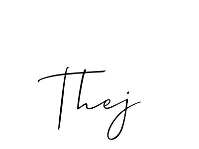 Make a short Thej signature style. Manage your documents anywhere anytime using Allison_Script. Create and add eSignatures, submit forms, share and send files easily. Thej signature style 2 images and pictures png