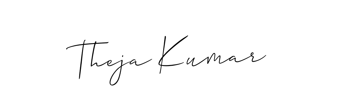 Best and Professional Signature Style for Theja Kumar. Allison_Script Best Signature Style Collection. Theja Kumar signature style 2 images and pictures png