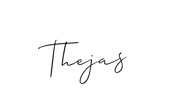 How to Draw Thejas signature style? Allison_Script is a latest design signature styles for name Thejas. Thejas signature style 2 images and pictures png