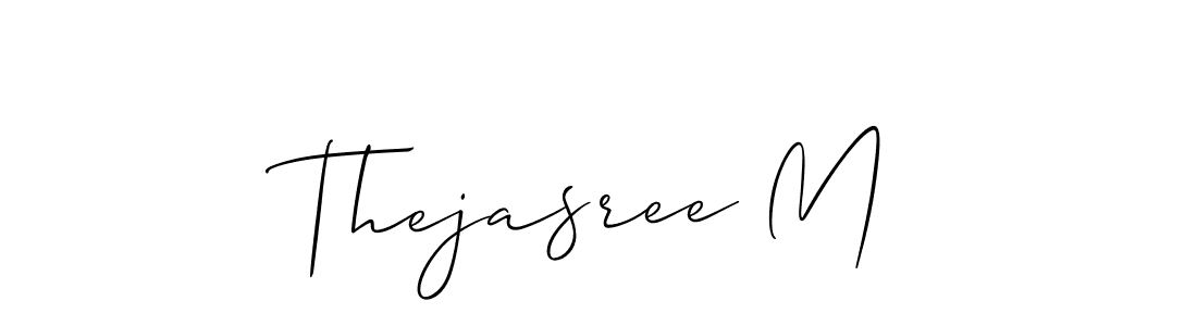 Best and Professional Signature Style for Thejasree M. Allison_Script Best Signature Style Collection. Thejasree M signature style 2 images and pictures png