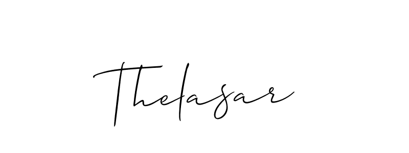 Make a short Thelasar signature style. Manage your documents anywhere anytime using Allison_Script. Create and add eSignatures, submit forms, share and send files easily. Thelasar signature style 2 images and pictures png