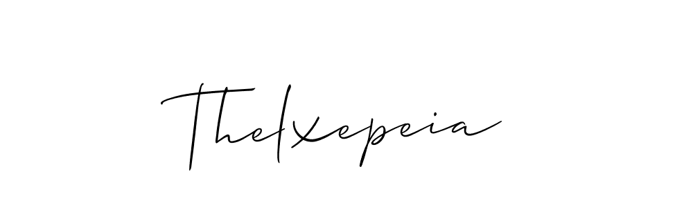 Also we have Thelxepeia name is the best signature style. Create professional handwritten signature collection using Allison_Script autograph style. Thelxepeia signature style 2 images and pictures png