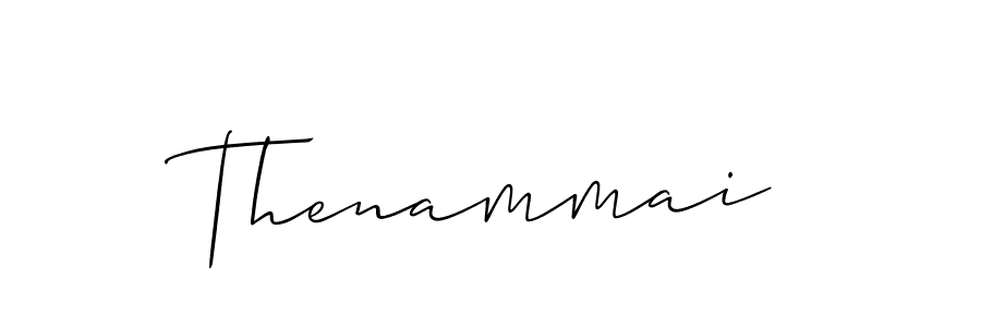 Thenammai stylish signature style. Best Handwritten Sign (Allison_Script) for my name. Handwritten Signature Collection Ideas for my name Thenammai. Thenammai signature style 2 images and pictures png