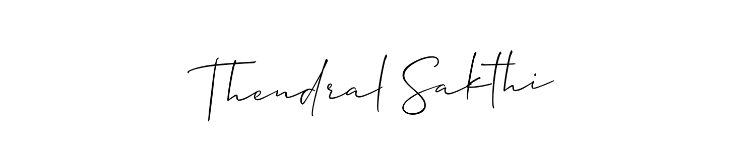 The best way (Allison_Script) to make a short signature is to pick only two or three words in your name. The name Thendral Sakthi include a total of six letters. For converting this name. Thendral Sakthi signature style 2 images and pictures png