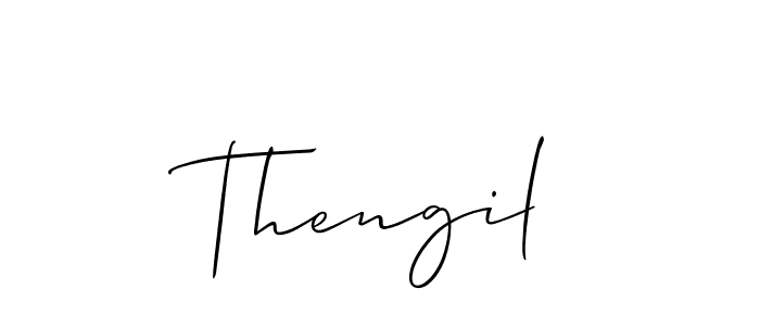 Thengil stylish signature style. Best Handwritten Sign (Allison_Script) for my name. Handwritten Signature Collection Ideas for my name Thengil. Thengil signature style 2 images and pictures png