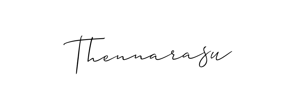 Also we have Thennarasu name is the best signature style. Create professional handwritten signature collection using Allison_Script autograph style. Thennarasu signature style 2 images and pictures png