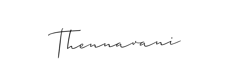 How to Draw Thennavani signature style? Allison_Script is a latest design signature styles for name Thennavani. Thennavani signature style 2 images and pictures png
