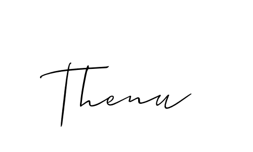 Make a beautiful signature design for name Thenu. Use this online signature maker to create a handwritten signature for free. Thenu signature style 2 images and pictures png