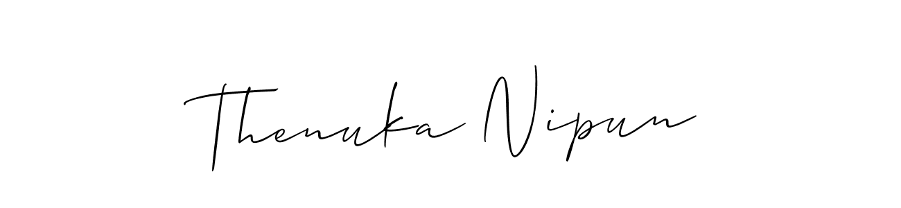 See photos of Thenuka Nipun official signature by Spectra . Check more albums & portfolios. Read reviews & check more about Allison_Script font. Thenuka Nipun signature style 2 images and pictures png
