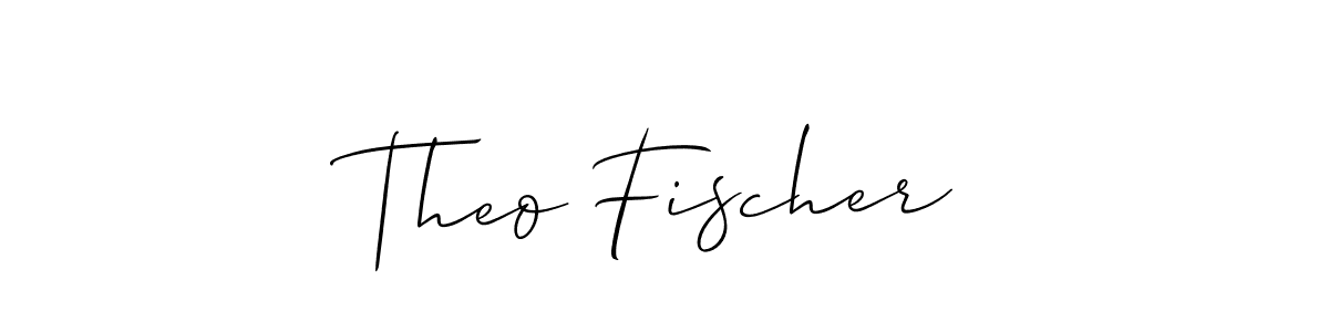 How to make Theo Fischer signature? Allison_Script is a professional autograph style. Create handwritten signature for Theo Fischer name. Theo Fischer signature style 2 images and pictures png