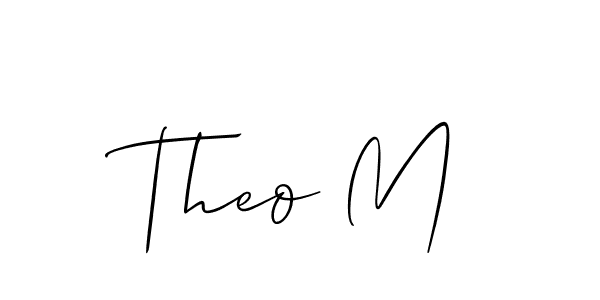 Once you've used our free online signature maker to create your best signature Allison_Script style, it's time to enjoy all of the benefits that Theo M name signing documents. Theo M signature style 2 images and pictures png