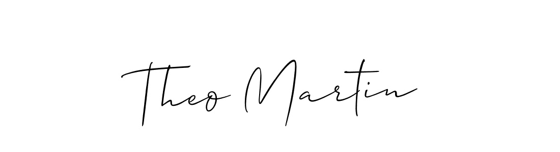 How to Draw Theo Martin signature style? Allison_Script is a latest design signature styles for name Theo Martin. Theo Martin signature style 2 images and pictures png
