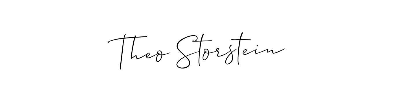 Make a beautiful signature design for name Theo Storstein. Use this online signature maker to create a handwritten signature for free. Theo Storstein signature style 2 images and pictures png