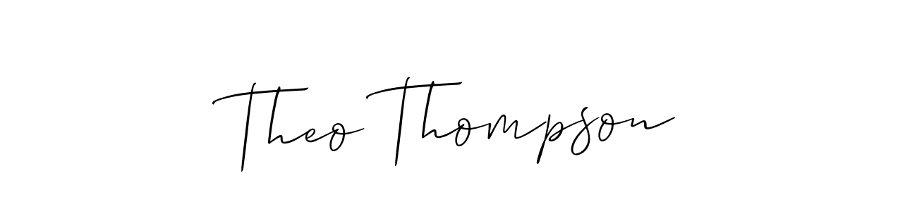 Once you've used our free online signature maker to create your best signature Allison_Script style, it's time to enjoy all of the benefits that Theo Thompson name signing documents. Theo Thompson signature style 2 images and pictures png