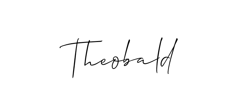 How to Draw Theobald signature style? Allison_Script is a latest design signature styles for name Theobald. Theobald signature style 2 images and pictures png