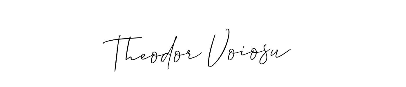 Theodor Voiosu stylish signature style. Best Handwritten Sign (Allison_Script) for my name. Handwritten Signature Collection Ideas for my name Theodor Voiosu. Theodor Voiosu signature style 2 images and pictures png