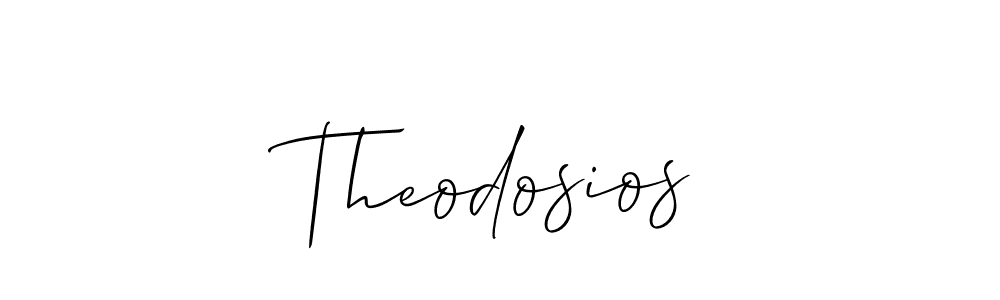 Once you've used our free online signature maker to create your best signature Allison_Script style, it's time to enjoy all of the benefits that Theodosios name signing documents. Theodosios signature style 2 images and pictures png