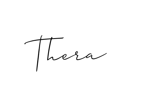 How to make Thera name signature. Use Allison_Script style for creating short signs online. This is the latest handwritten sign. Thera signature style 2 images and pictures png