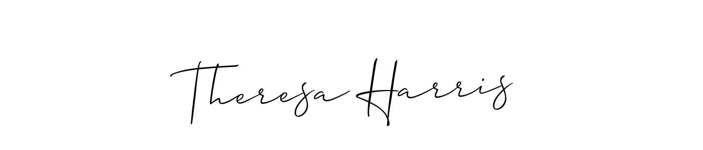 How to make Theresa Harris signature? Allison_Script is a professional autograph style. Create handwritten signature for Theresa Harris name. Theresa Harris signature style 2 images and pictures png