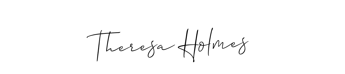 Also we have Theresa Holmes name is the best signature style. Create professional handwritten signature collection using Allison_Script autograph style. Theresa Holmes signature style 2 images and pictures png