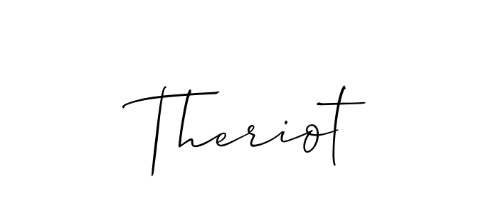 How to Draw Theriot signature style? Allison_Script is a latest design signature styles for name Theriot. Theriot signature style 2 images and pictures png