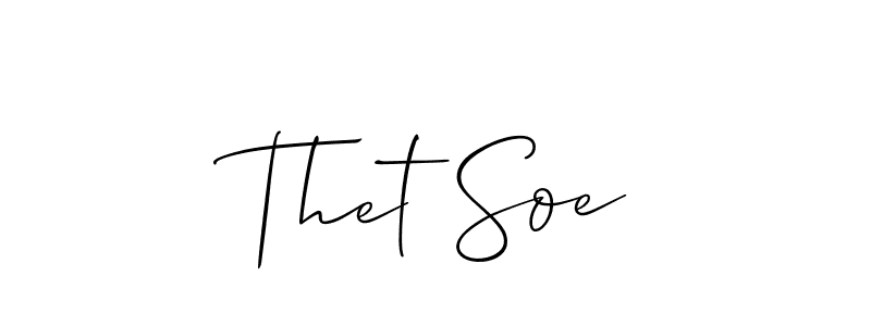 How to Draw Thet Soe signature style? Allison_Script is a latest design signature styles for name Thet Soe. Thet Soe signature style 2 images and pictures png