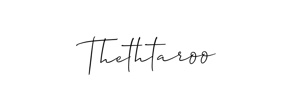 Also You can easily find your signature by using the search form. We will create Thethtaroo name handwritten signature images for you free of cost using Allison_Script sign style. Thethtaroo signature style 2 images and pictures png