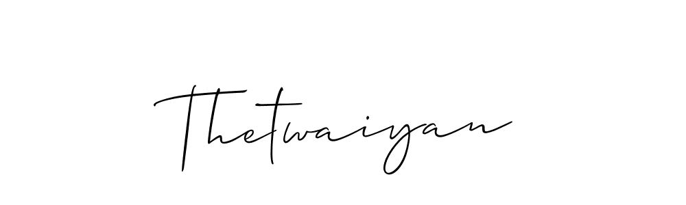 How to Draw Thetwaiyan signature style? Allison_Script is a latest design signature styles for name Thetwaiyan. Thetwaiyan signature style 2 images and pictures png