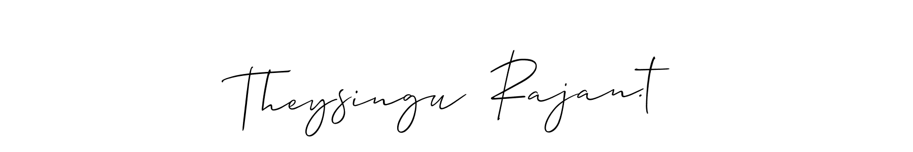 Once you've used our free online signature maker to create your best signature Allison_Script style, it's time to enjoy all of the benefits that Theysingu  Rajan.t name signing documents. Theysingu  Rajan.t signature style 2 images and pictures png