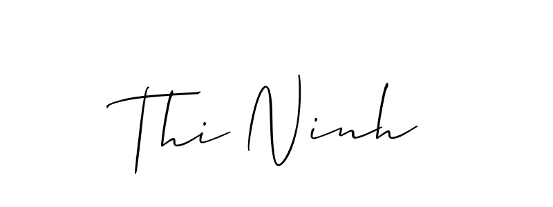 if you are searching for the best signature style for your name Thi Ninh. so please give up your signature search. here we have designed multiple signature styles  using Allison_Script. Thi Ninh signature style 2 images and pictures png