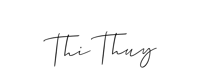 You can use this online signature creator to create a handwritten signature for the name Thi Thuy. This is the best online autograph maker. Thi Thuy signature style 2 images and pictures png