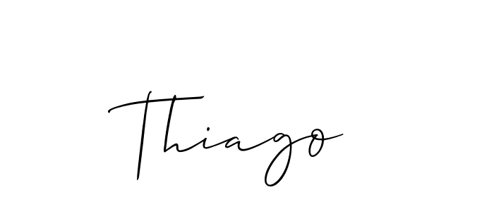 Make a beautiful signature design for name Thiago . With this signature (Allison_Script) style, you can create a handwritten signature for free. Thiago  signature style 2 images and pictures png