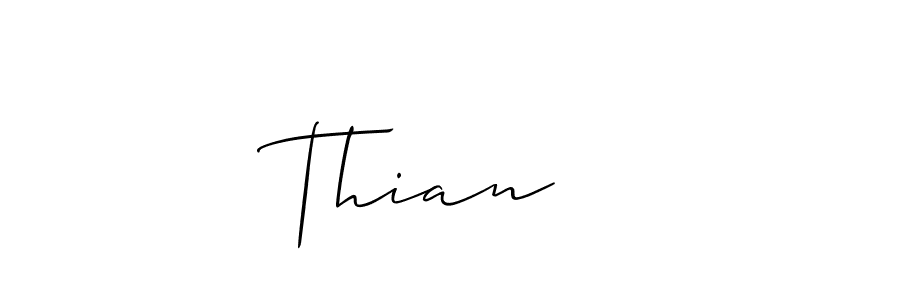 How to Draw Thian ♡ signature style? Allison_Script is a latest design signature styles for name Thian ♡. Thian ♡ signature style 2 images and pictures png